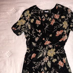 Reformation wrap dress